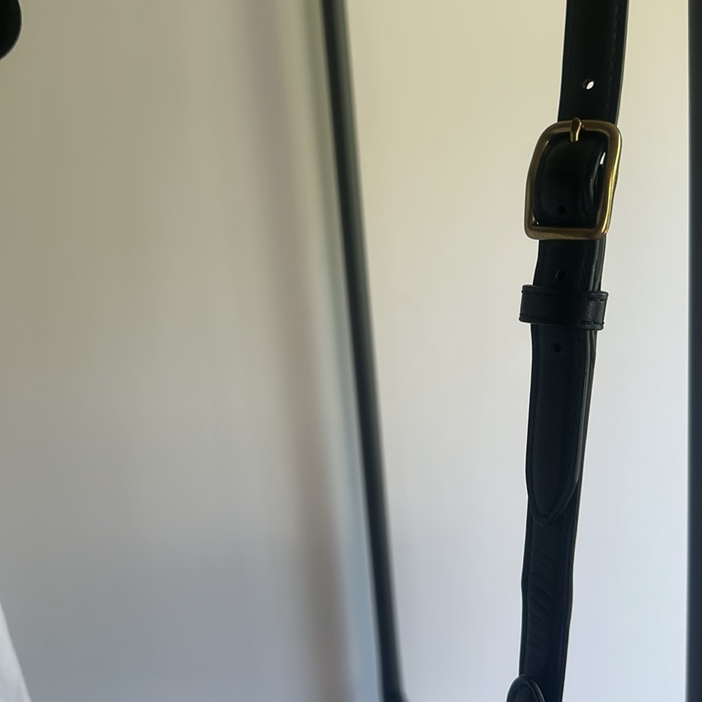 Coach Legacy Turnlock East West Flap Bag Black Leather 22062 Crossbody Tassel - Picture 13 of 15